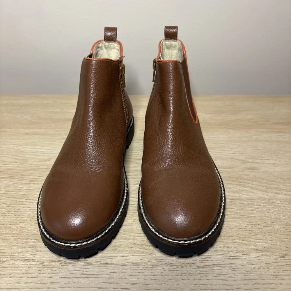 Mini‎ Boden Brown Chelsea Boots Size EU 35, US 3 Kids